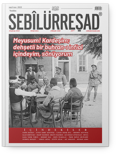 Sebîlürreşad Dergisi Meyum Kardeşim; Dehşetli Bir Buhran-ı İnfial İçindeyim, Sönüyorum