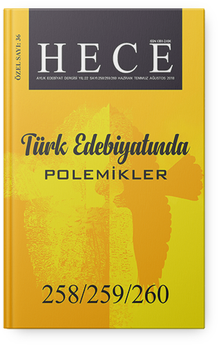 Hece Dergisi Türk Edebiyatında Polemik Özel Sayısı